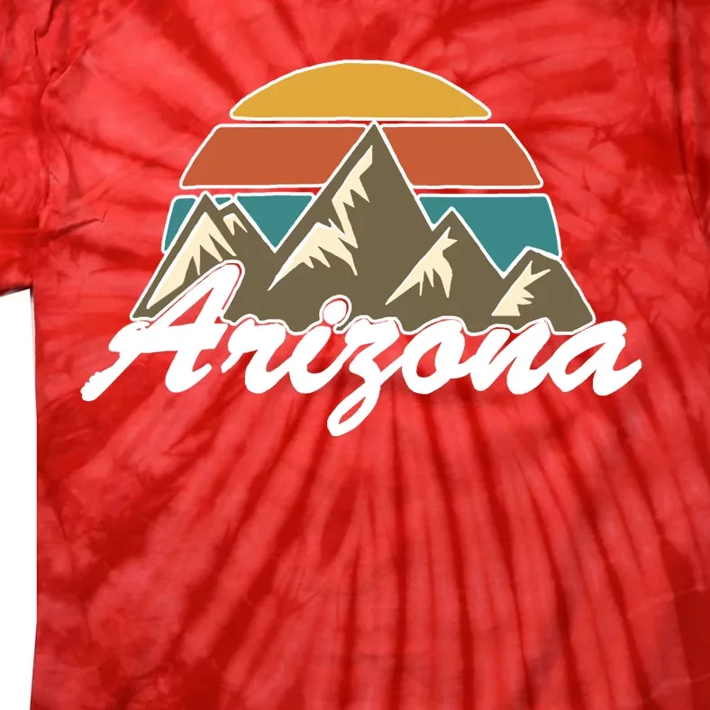 Arizona Retro AZ Mountain Tie-Dye T-Shirt