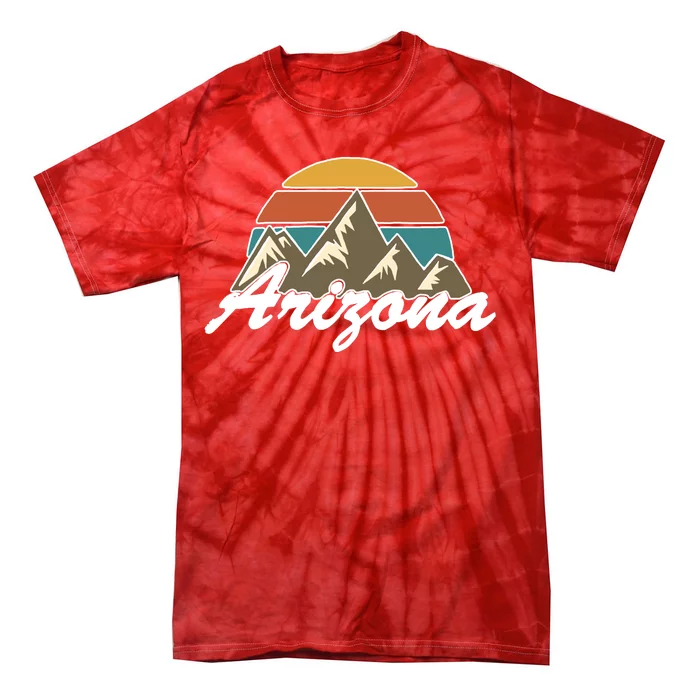 Arizona Retro AZ Mountain Tie-Dye T-Shirt