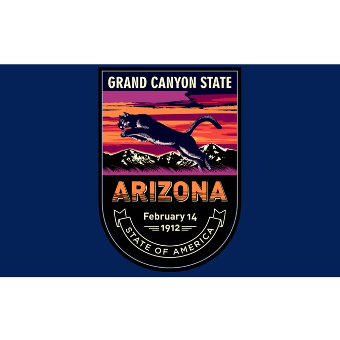 Arizona State Emblem Bumper Sticker