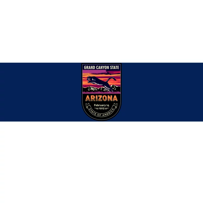 Arizona State Emblem Bumper Sticker