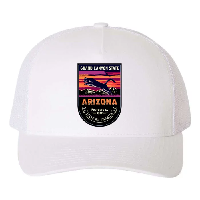 Arizona State Emblem Yupoong Adult 5-Panel Trucker Hat