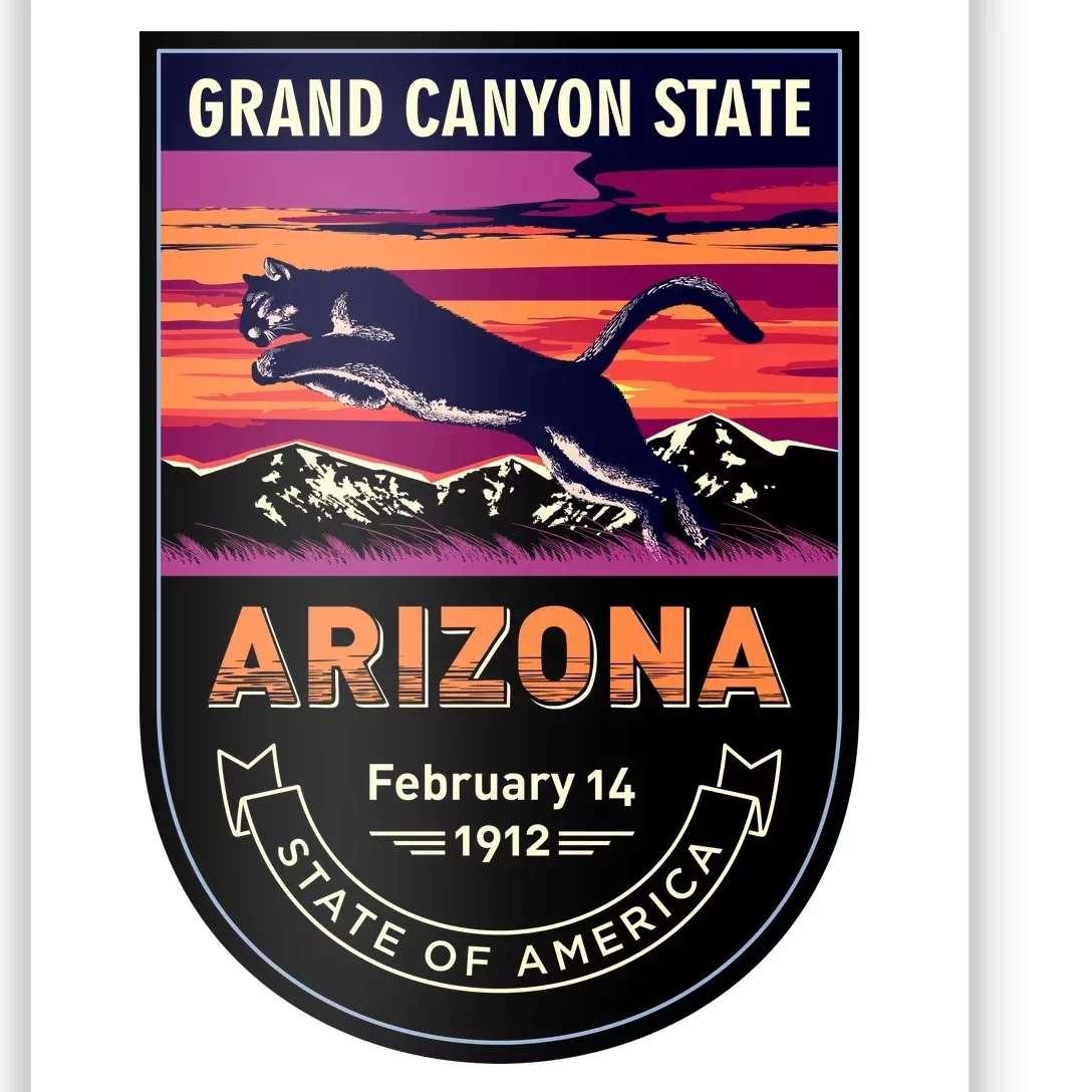 Arizona State Emblem Poster