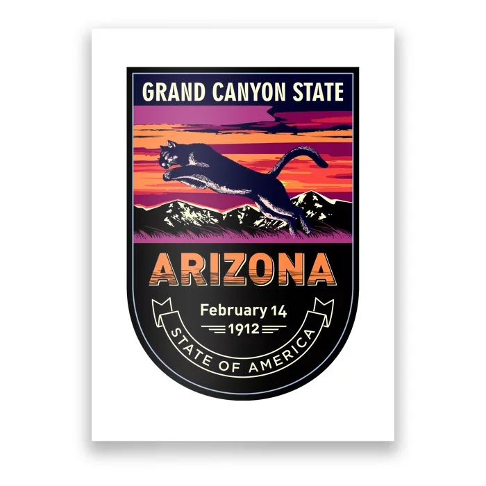 Arizona State Emblem Poster