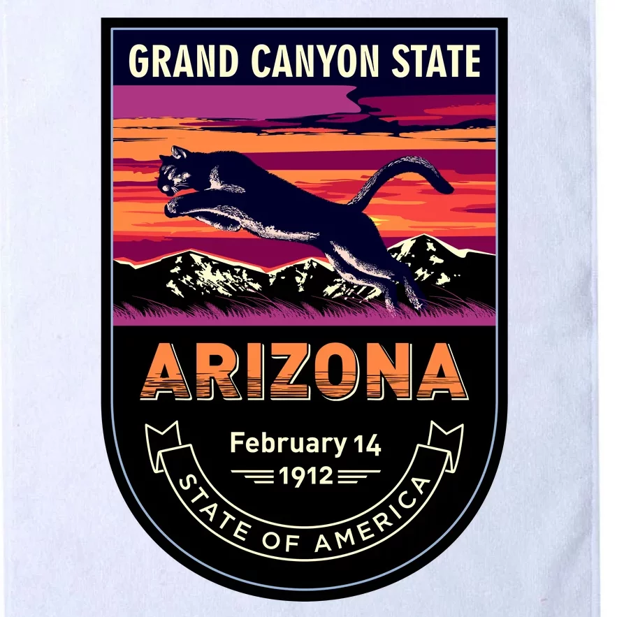 Arizona State Emblem Platinum Collection Golf Towel