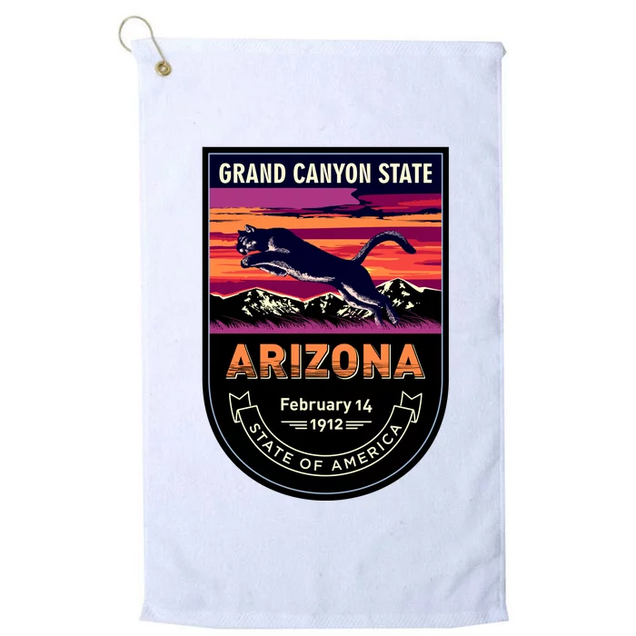 Arizona State Emblem Platinum Collection Golf Towel