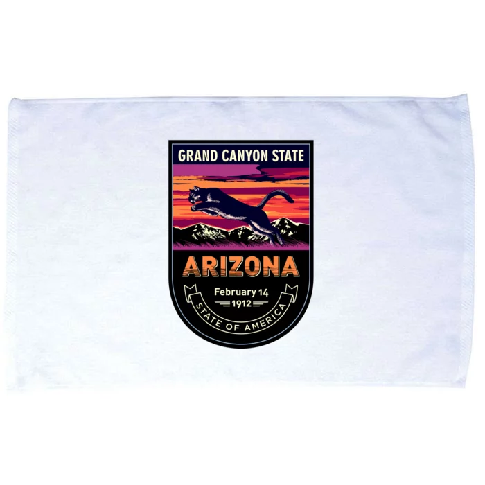 Arizona State Emblem Microfiber Hand Towel