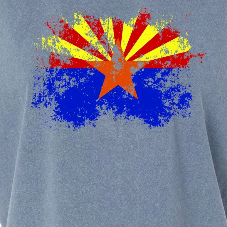 Arizona State Flag Grunge Garment-Dyed Women's Muscle Tee