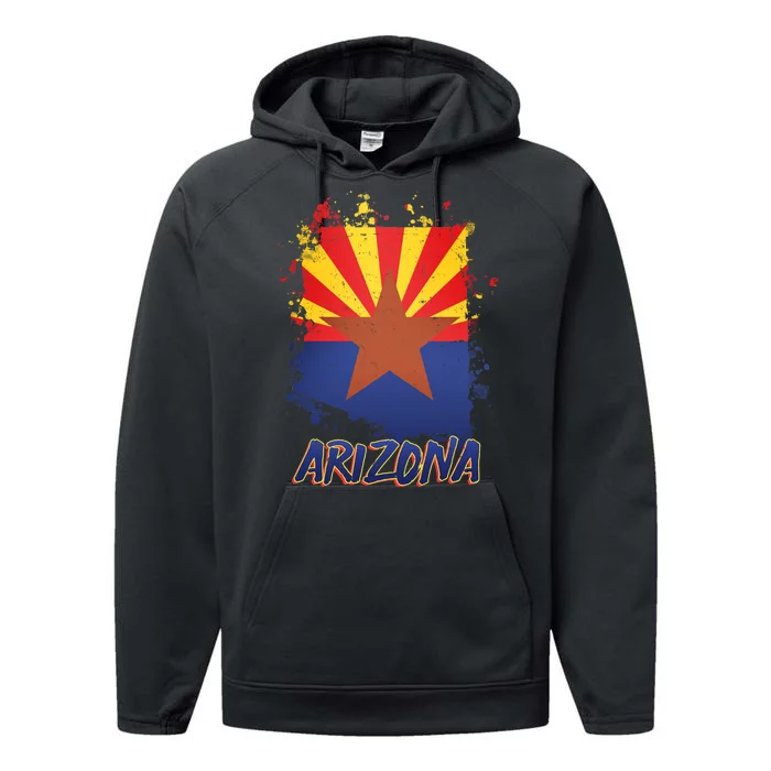 Arizona State Star Flag Performance Fleece Hoodie