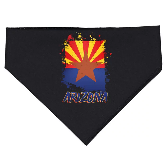 Arizona State Star Flag USA-Made Doggie Bandana