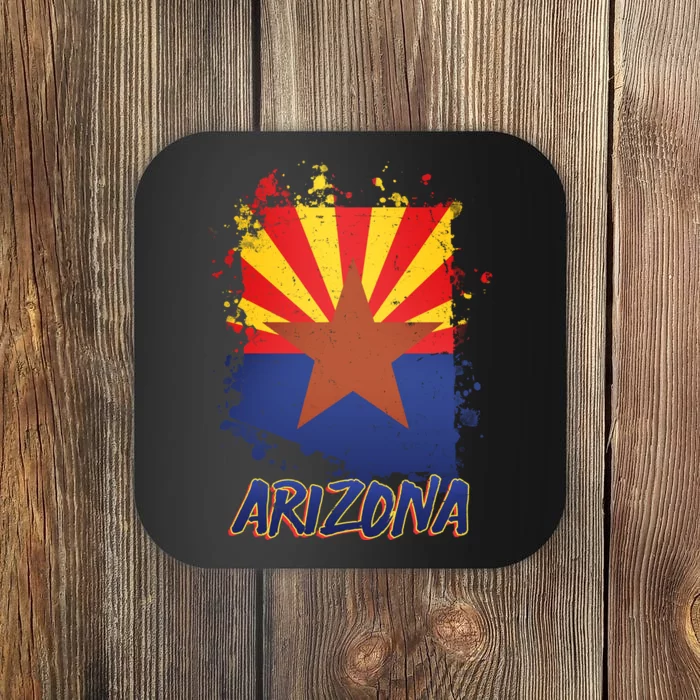 Arizona State Star Flag Coaster