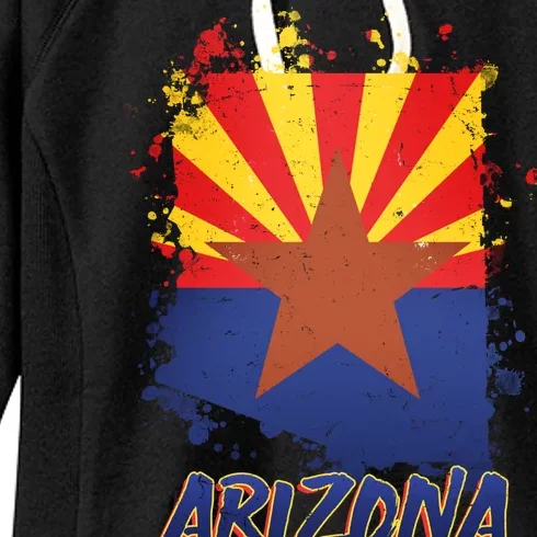 Arizona State Star Flag Women's Fleece Hoodie