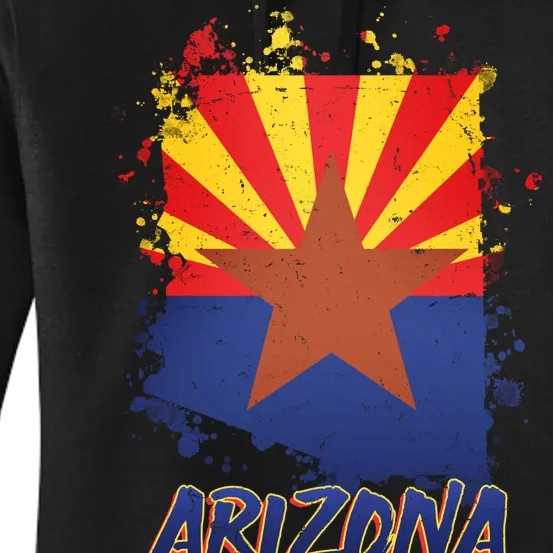 Arizona State Star Flag Women's Pullover Hoodie