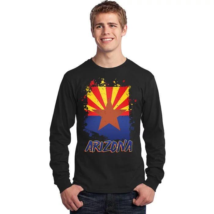 Arizona State Star Flag Tall Long Sleeve T-Shirt