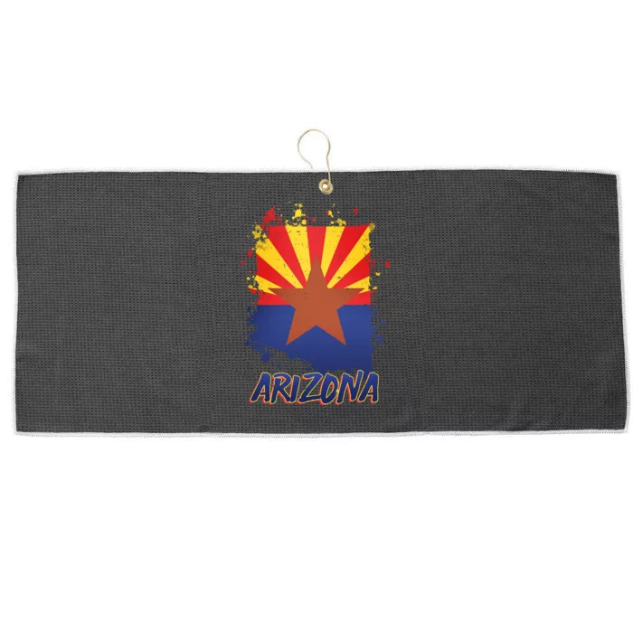 Arizona State Star Flag Large Microfiber Waffle Golf Towel