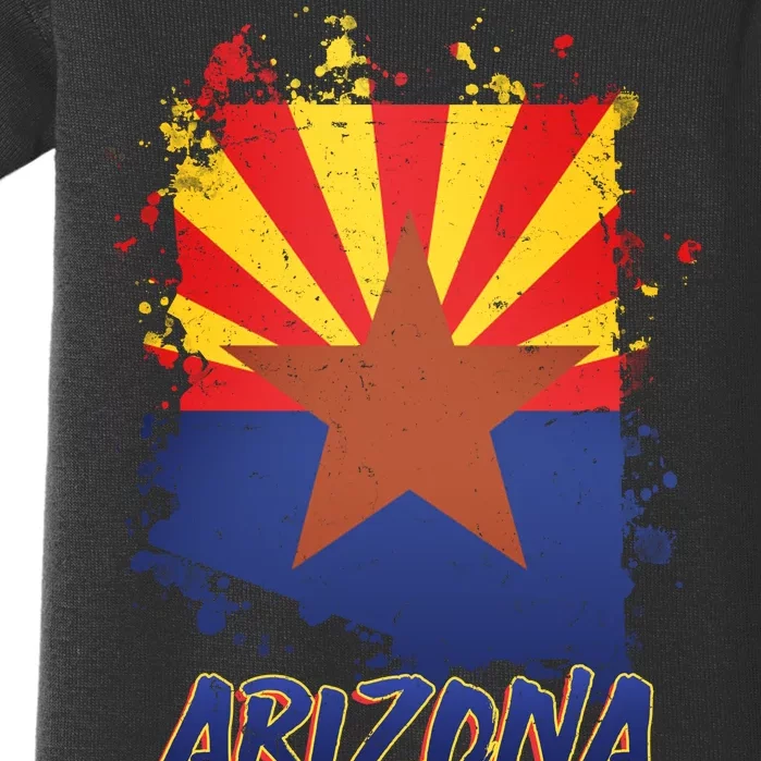 Arizona State Star Flag Baby Bodysuit