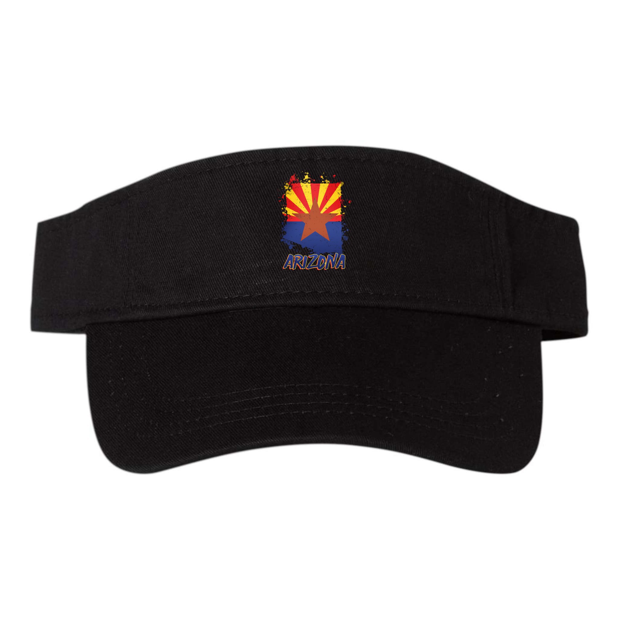 Arizona State Flag Hat, Black Black