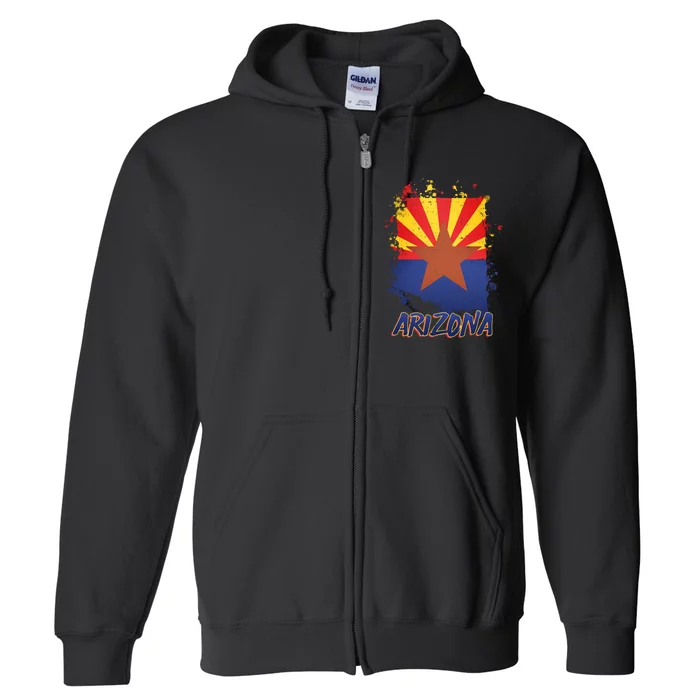 Arizona State Star Flag Full Zip Hoodie