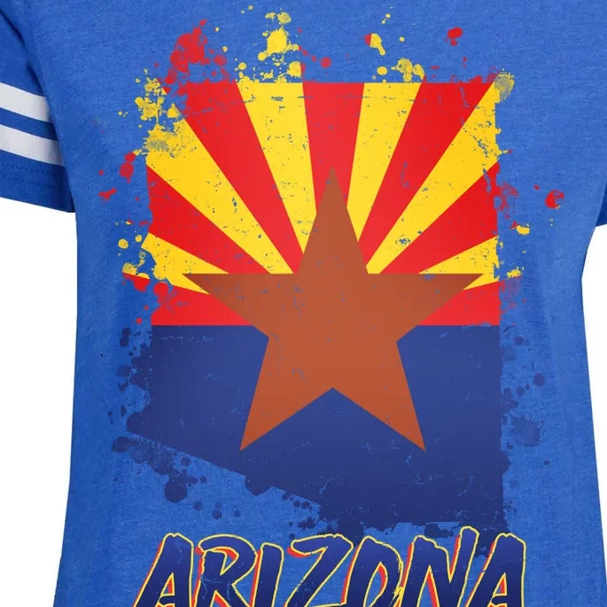 Arizona State Star Flag Enza Ladies Jersey Football T-Shirt