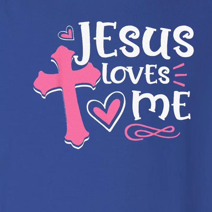 Awesome Religious Jesuss Love Jesus Loves Me Christian Toddler Long Sleeve Shirt