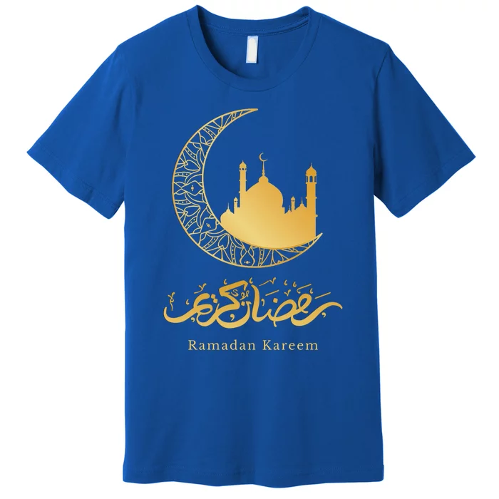 Arabic Ramadan Kareem Decoration Islamic Celebration Gift Premium T-Shirt