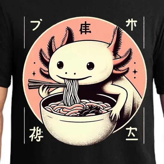 Axolotl Ra Kawaii Neko Japanese Noodles Pajama Set