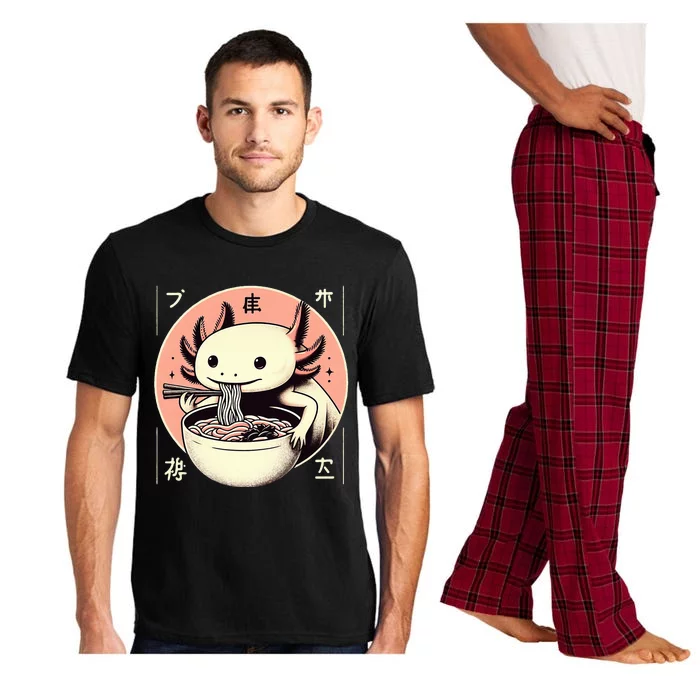 Axolotl Ra Kawaii Neko Japanese Noodles Pajama Set