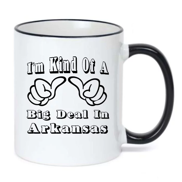 Arkansas Big Deal Black Color Changing Mug