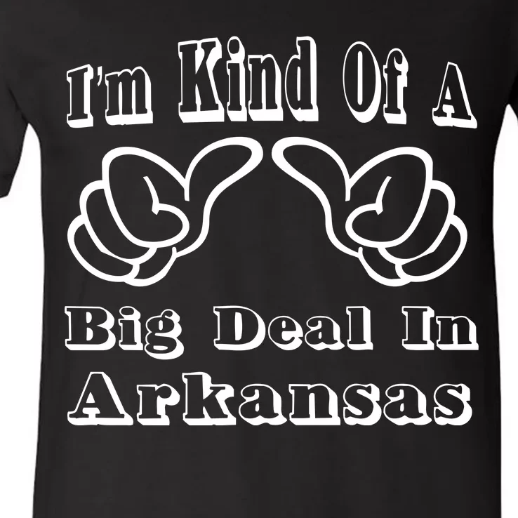 Arkansas Big Deal V-Neck T-Shirt