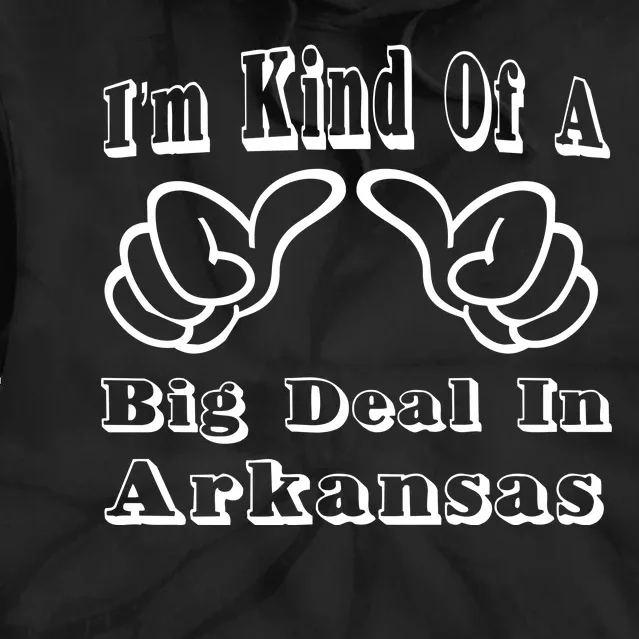 Arkansas Big Deal Tie Dye Hoodie