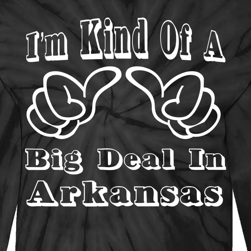 Arkansas Big Deal Tie-Dye Long Sleeve Shirt