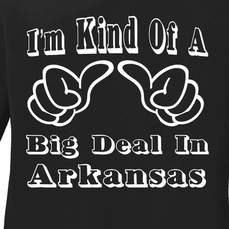 Arkansas Big Deal Ladies Long Sleeve Shirt