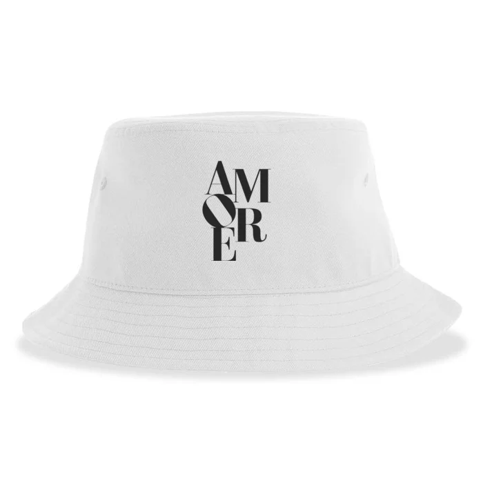 Amore Romantic Love Passion Italian Gift Sustainable Bucket Hat