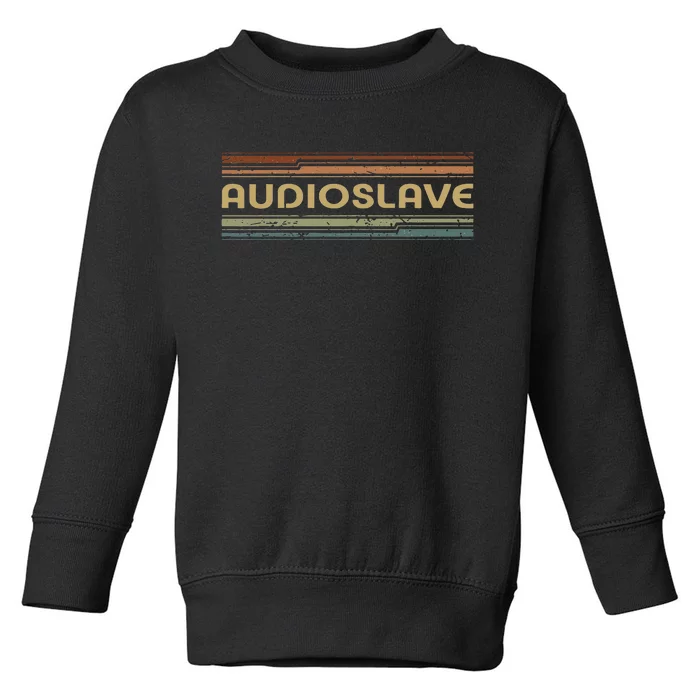 Audioslave Retro Lines Vintage Musician Rock Toddler Sweatshirt