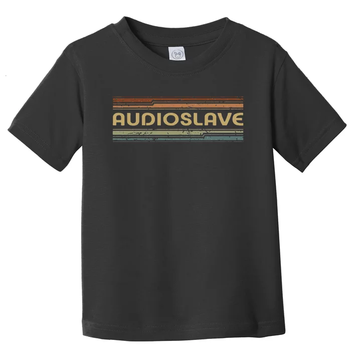 Audioslave Retro Lines Vintage Musician Rock Toddler T-Shirt