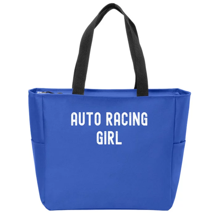 Auto Racing Lover Gift Auto Racing Gift Zip Tote Bag