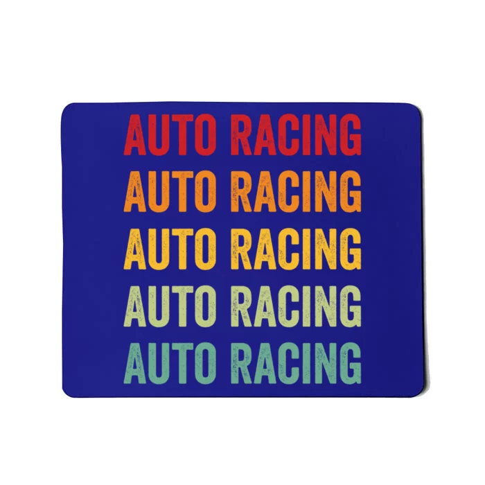 Auto Racing Lover Auto Racing Hobbyist Rainbow Design Gift Mousepad