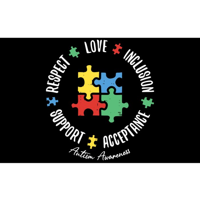 Autism Respect Love Support Autism Awareness Bumper Sticker