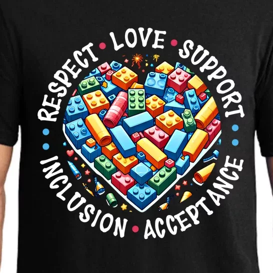 Autism Respect Love Support Autistic Awareness Gift Pajama Set