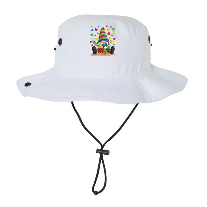 Autism Respect Love Support Gnome Autism Awareness Great Gift Legacy Cool Fit Booney Bucket Hat