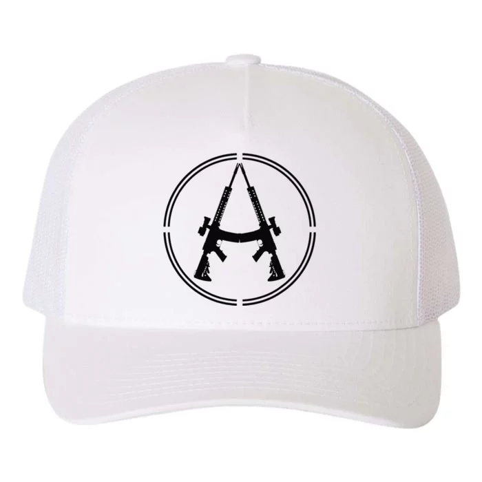 Anarchist Rifles Libertarian Firearm Anarchy Ancap Anarchist Yupoong Adult 5-Panel Trucker Hat