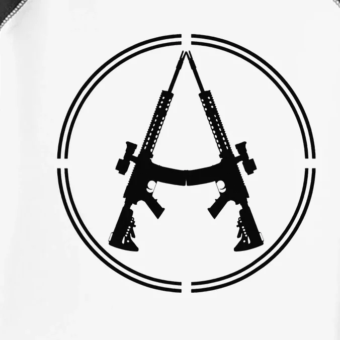 Anarchist Rifles Libertarian Firearm Anarchy Ancap Anarchist Infant Baby Jersey Bodysuit