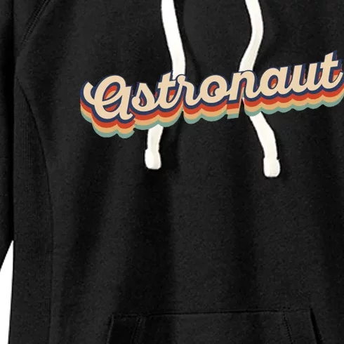 Astronaut Retro Logo Women's Fleece Hoodie