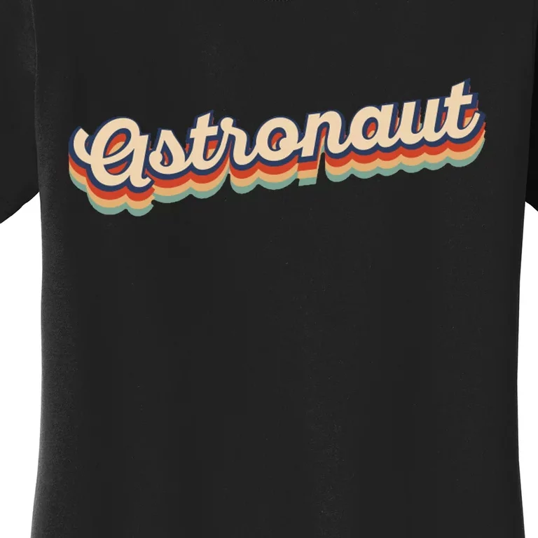 Astronaut Retro Logo Women's T-Shirt