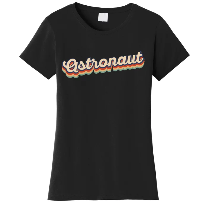 Astronaut Retro Logo Women's T-Shirt