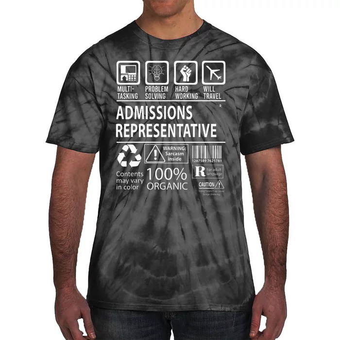 Admissions Representative Multitasking Job Tie-Dye T-Shirt