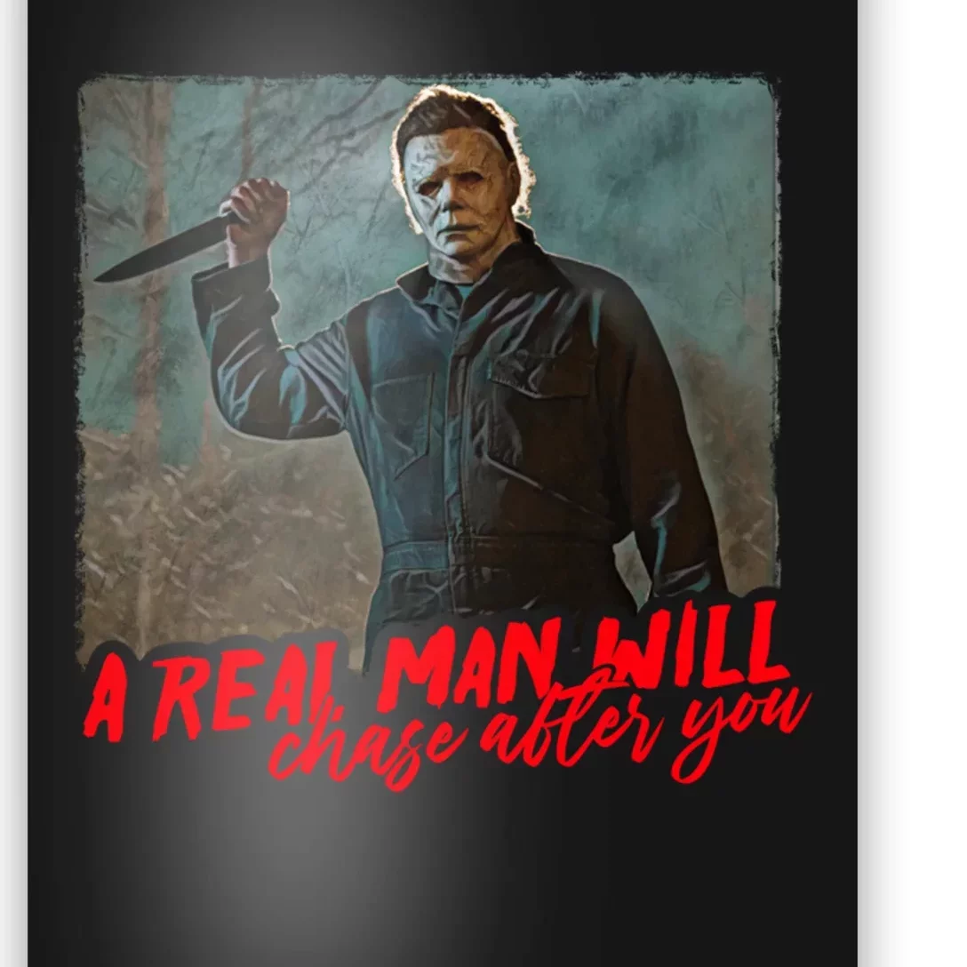 A Real Man Will Chase After You, Halloween Horror Movies Poster