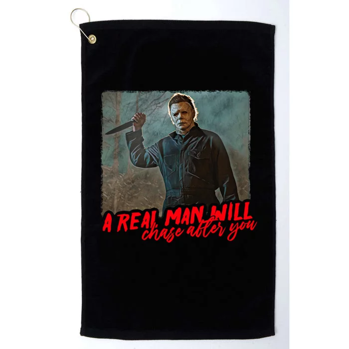 A Real Man Will Chase After You, Halloween Horror Movies Platinum Collection Golf Towel