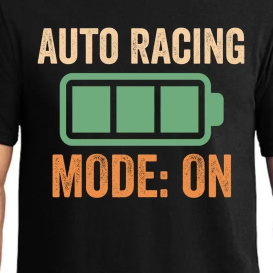 Auto Racing Mode On Battery Design Meaningful Gift Pajama Set