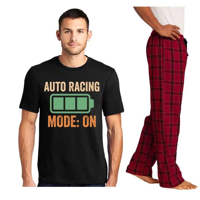 Auto Racing Mode On Battery Design Meaningful Gift Pajama Set