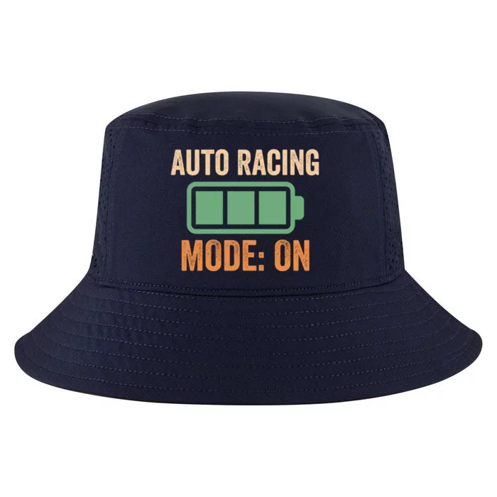 Auto Racing Mode On Battery Design Meaningful Gift Cool Comfort Performance Bucket Hat